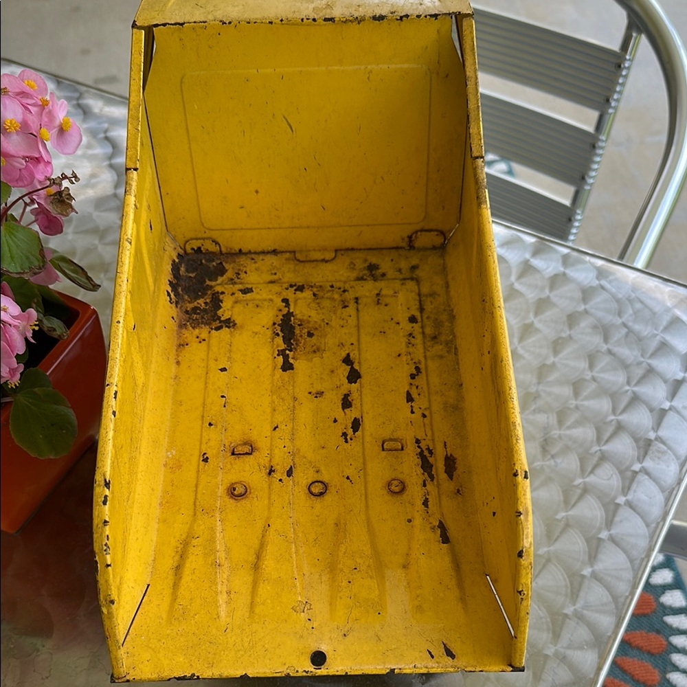 Vintage Nylint Yellow Jumbo Dump Truck Toy - Picture 4 of 12